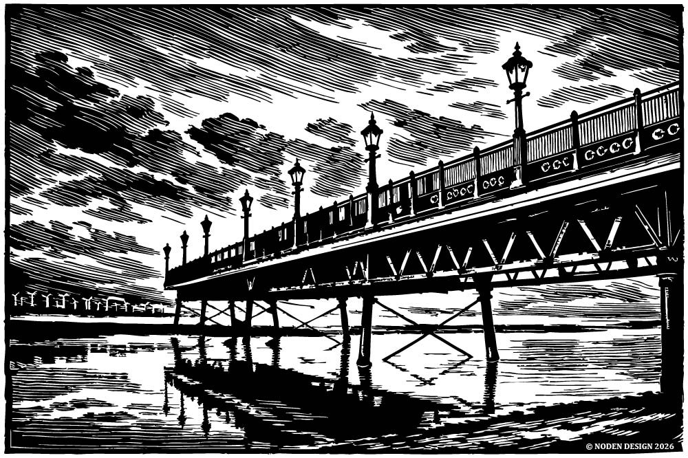 pier-woodcut